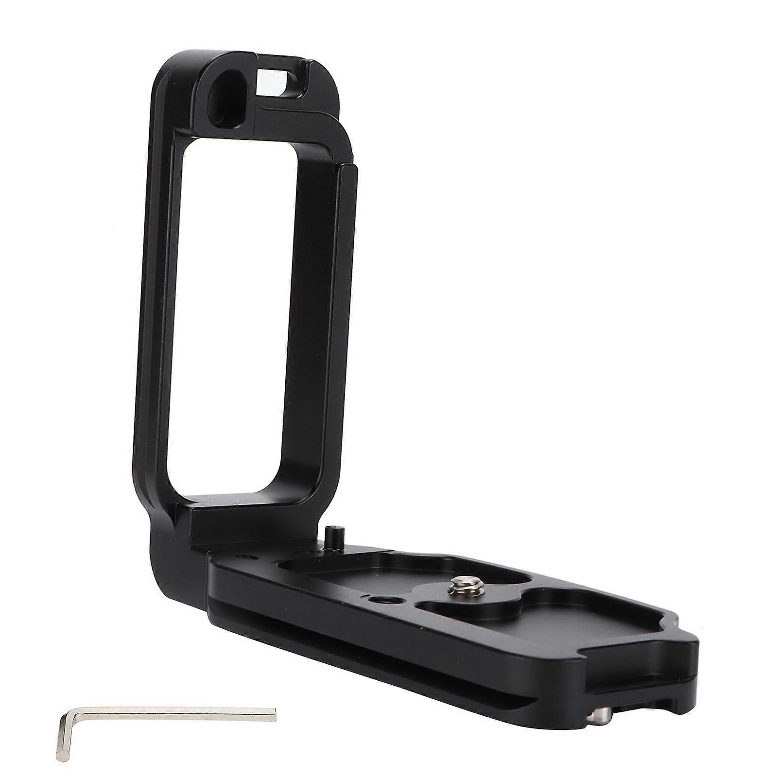 Aluminum Alloy Horizontal Vertical Shooting L Shape Quick Release Plate Bracket Hand Grip for Nikon D850 DSLR Camera