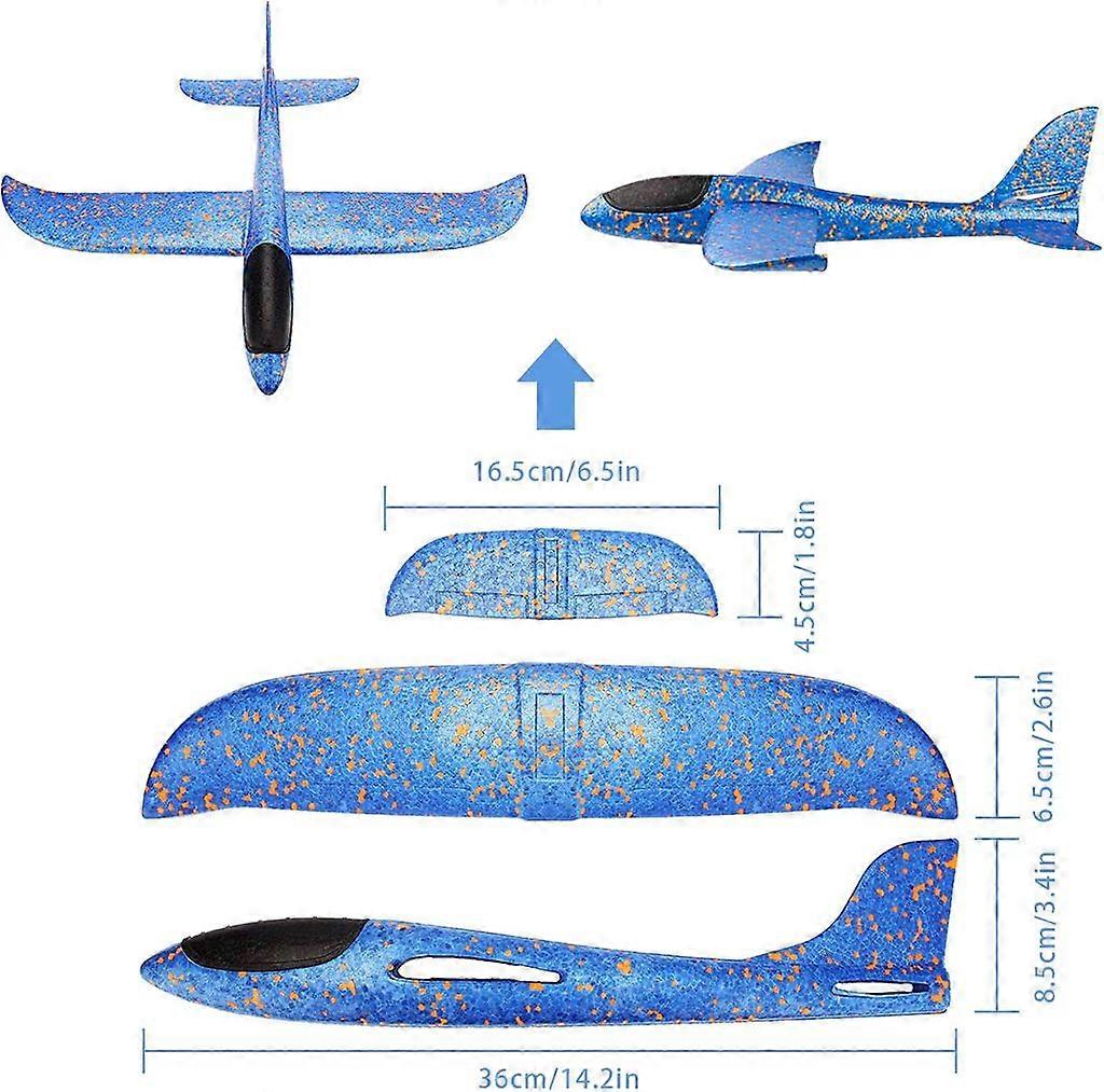 Children's glider hand-thrown aircraft lightweight foam aircraft toy EPP camouflage rotating throwing aircraft stunt gliding