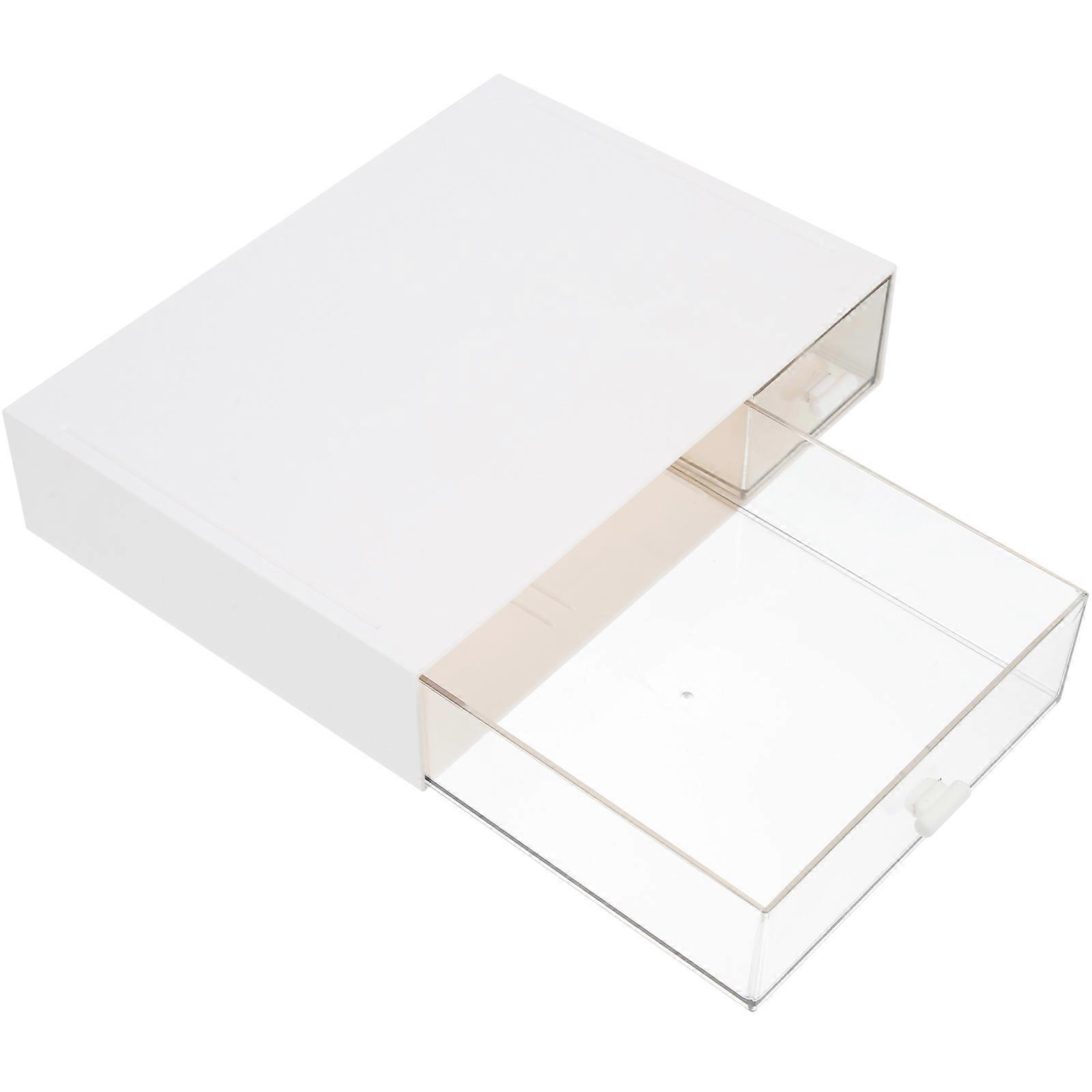 Desk Organizer Multi-Function Desk Organizer For Makeup Case Women Office Workers Students Bright And Organized 22.7X16.5X5CM 1Pack
