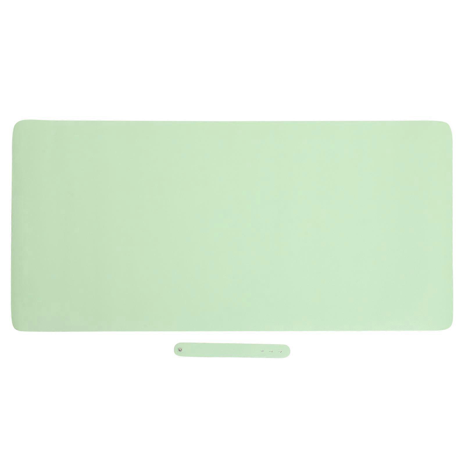 Indoor Dining Table Mat Rectangular Shape Oil Proof Folding Design Mint Green 1Pack