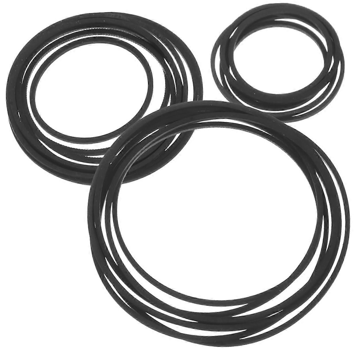 60 pieces Cassette Player Belt Replacement Rubber Belts For Recorders DVD Drives And Portable Audio Players Durable And Versatile