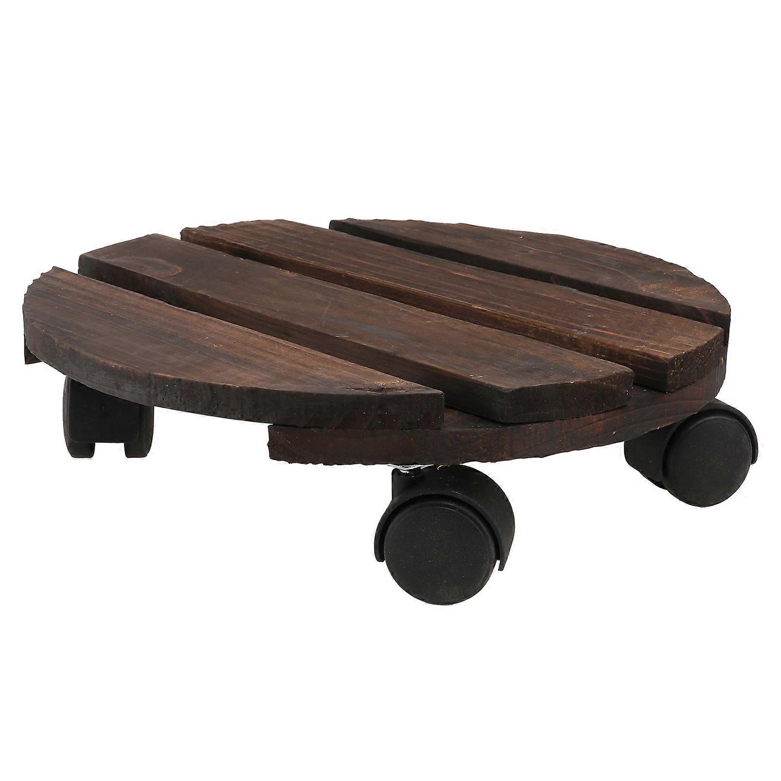 Flowerpot Stand Tray Round Flowerpot Base Home Use Synthetic Material Prevent Damage 1Pack