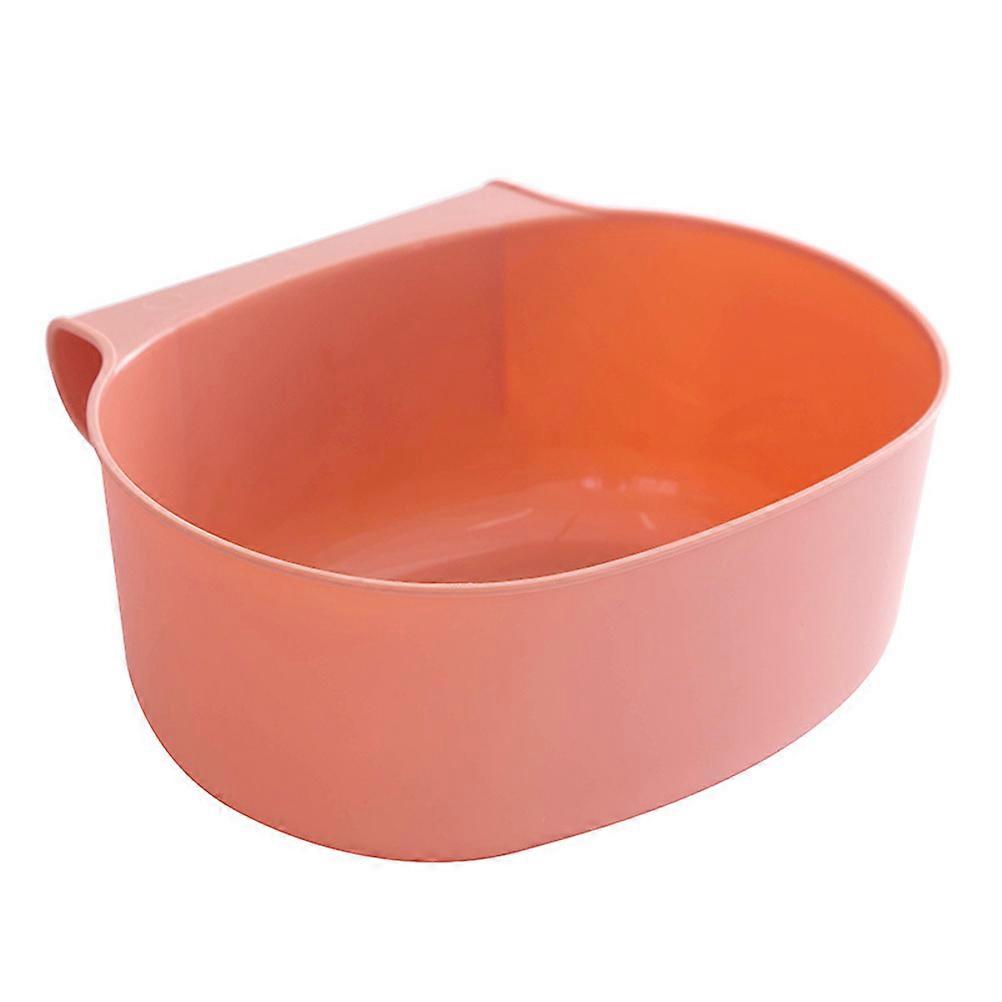 Pink Hanging Waste Basket for Storage Use Made of Plastic with Large Capacity 10.5 Inches