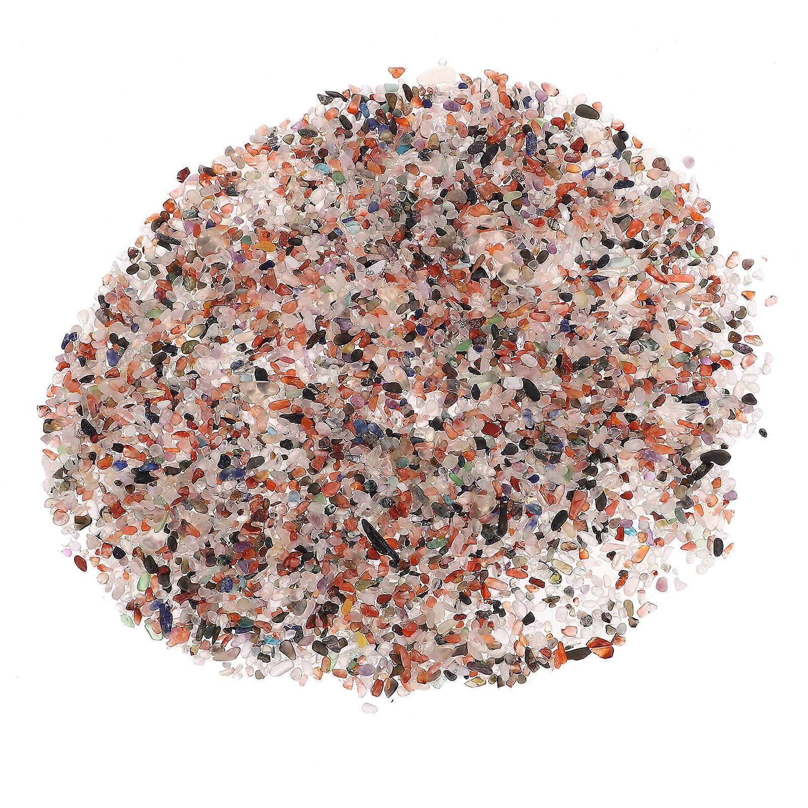 Durable Aquarium Stones for Fish Tank Decoration Assorted Color White Crystal Safe and