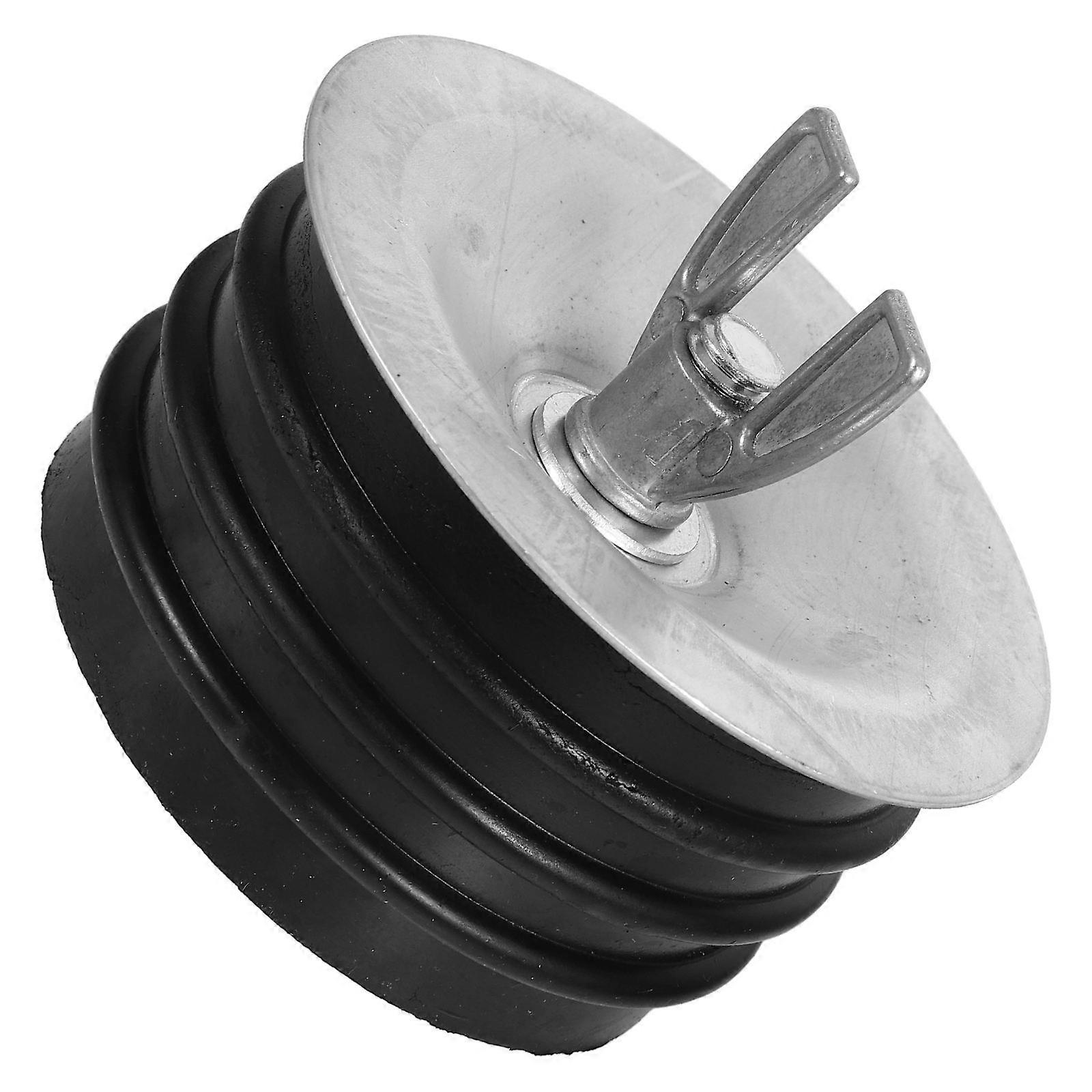 Drain Plug with Rubber Seal for Kitchen Black Color Durable and Reliable 3 Inch