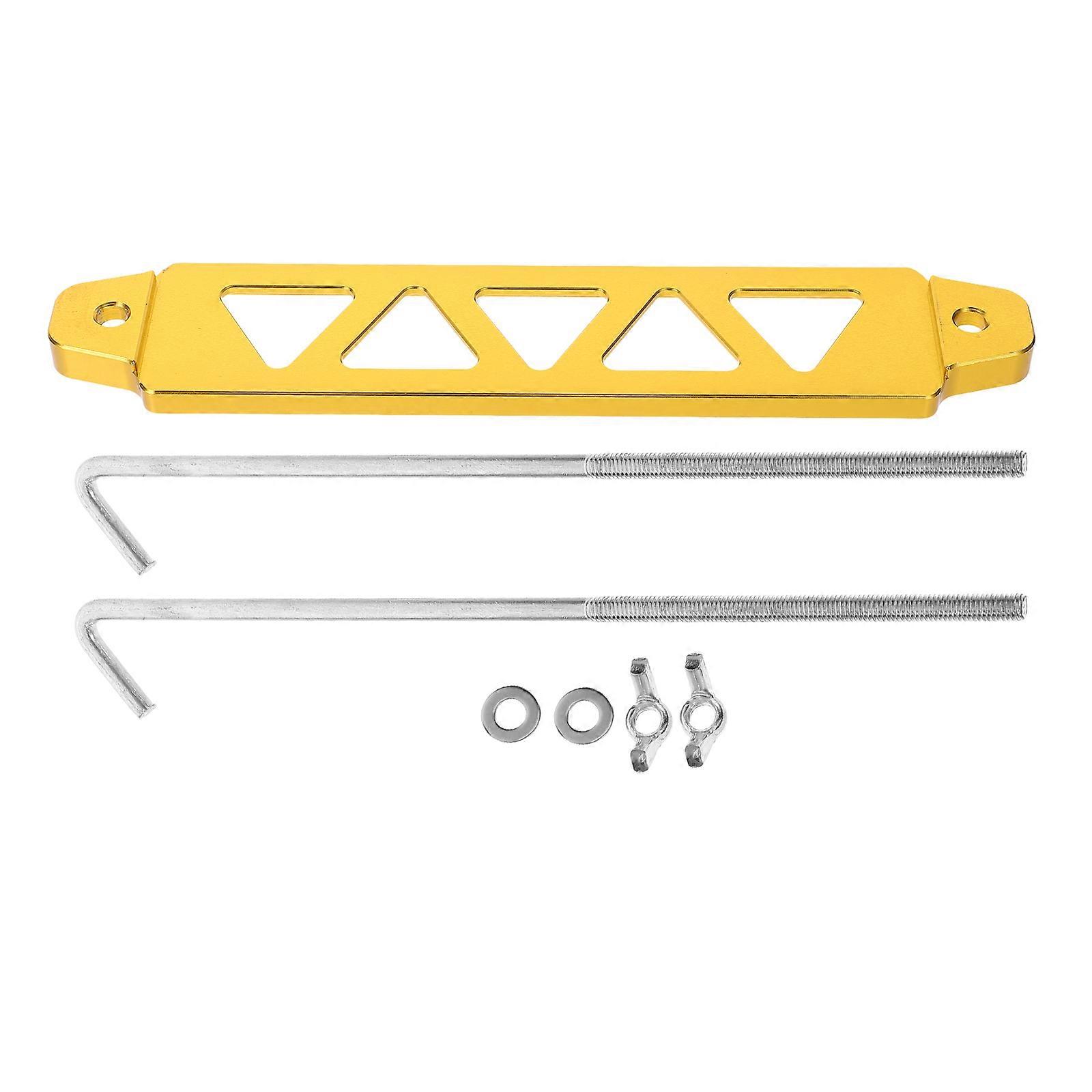 Bracket For Installing Batteries Aluminum Alloy Battery Fixing Bracket Automotive Battery Car Modification 21.80X4.50X0.75CM Prevent Shaking 1Set