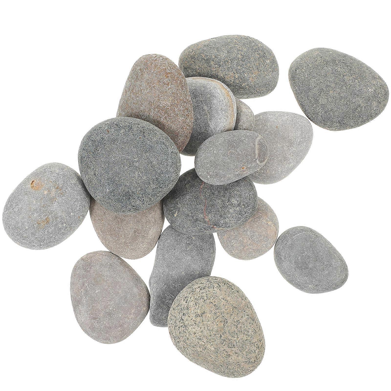 Natural Rocks For Rocks Painting Pathway Ornament Assorted Color 16Set
