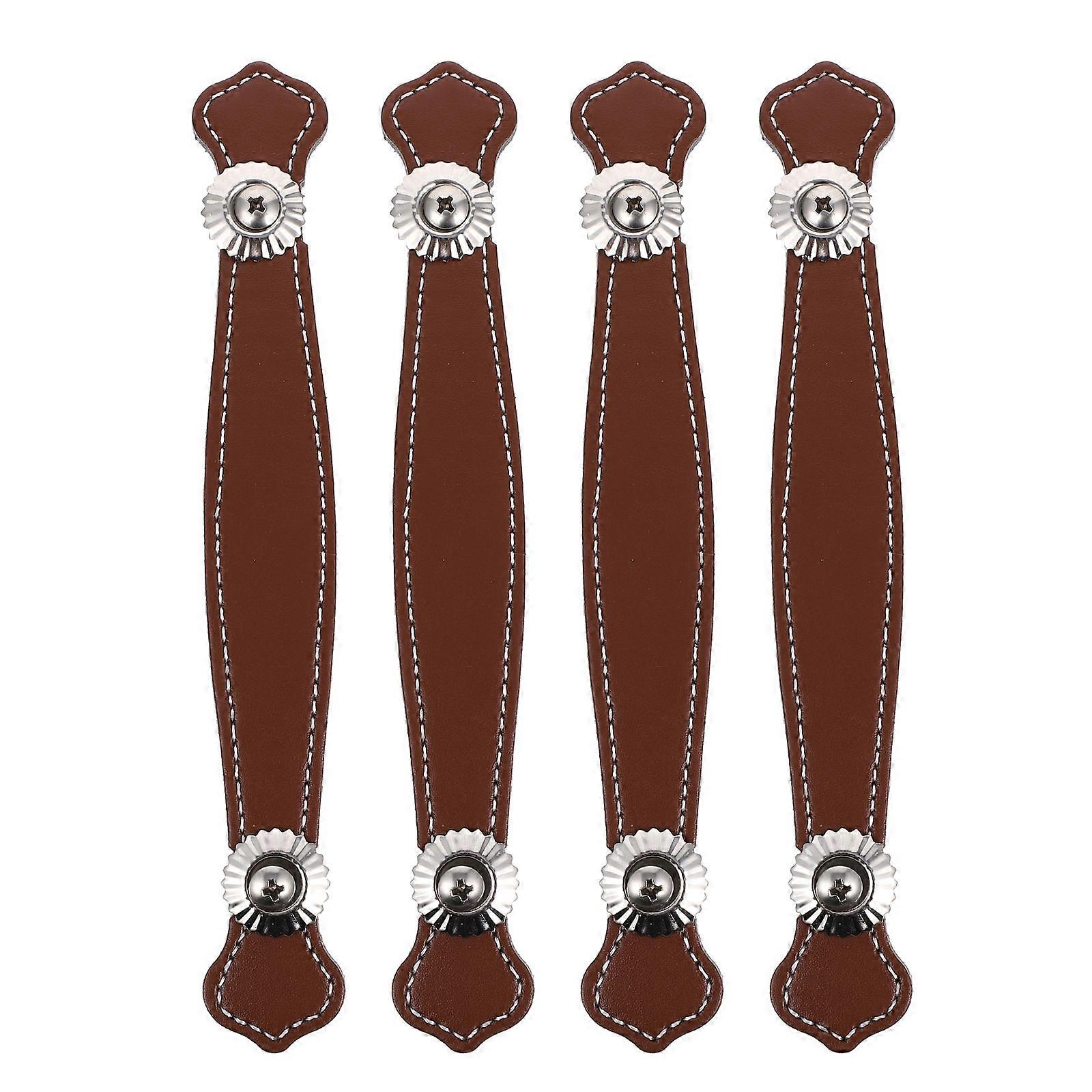 مقابض خزانة زخرفية خزائن أدراج مقبض السفر مسافة ثقب 128 مم 4 قطع