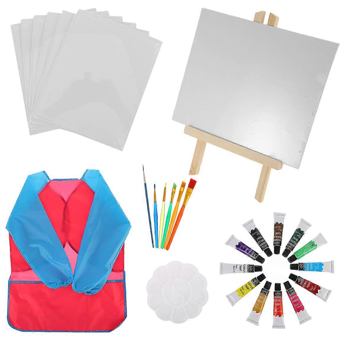 Children's Drawing Tools 1 Set Perfect For Imagination Stimulation With 12 Vibrant Paint Colors Included