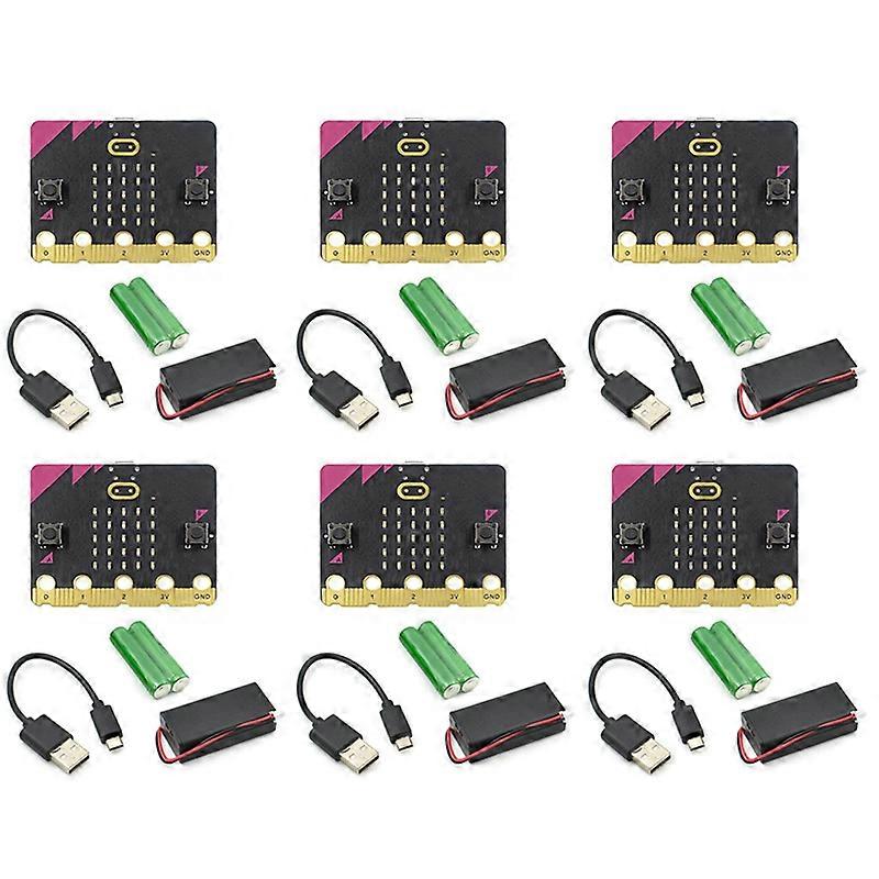 6X Microbit V1.5 GO Kit Version Programmable Learning Development Board for DIY
