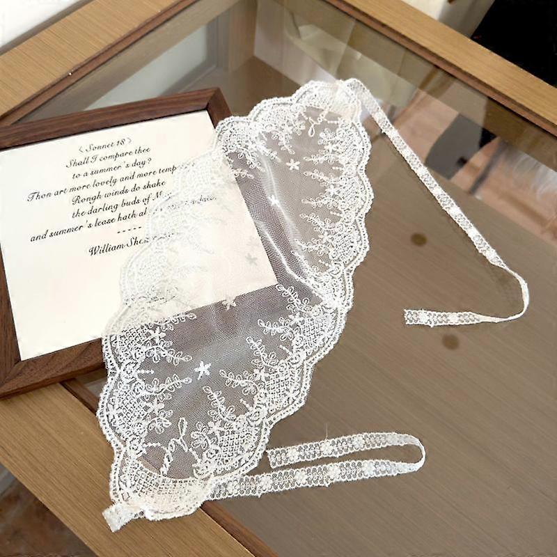 1Pc Sunscreen Hat Korea Lei Ribbon DIY Tie Up Headpiece Retro Style Triangle Headband Weaving Flowers Silk Scarf