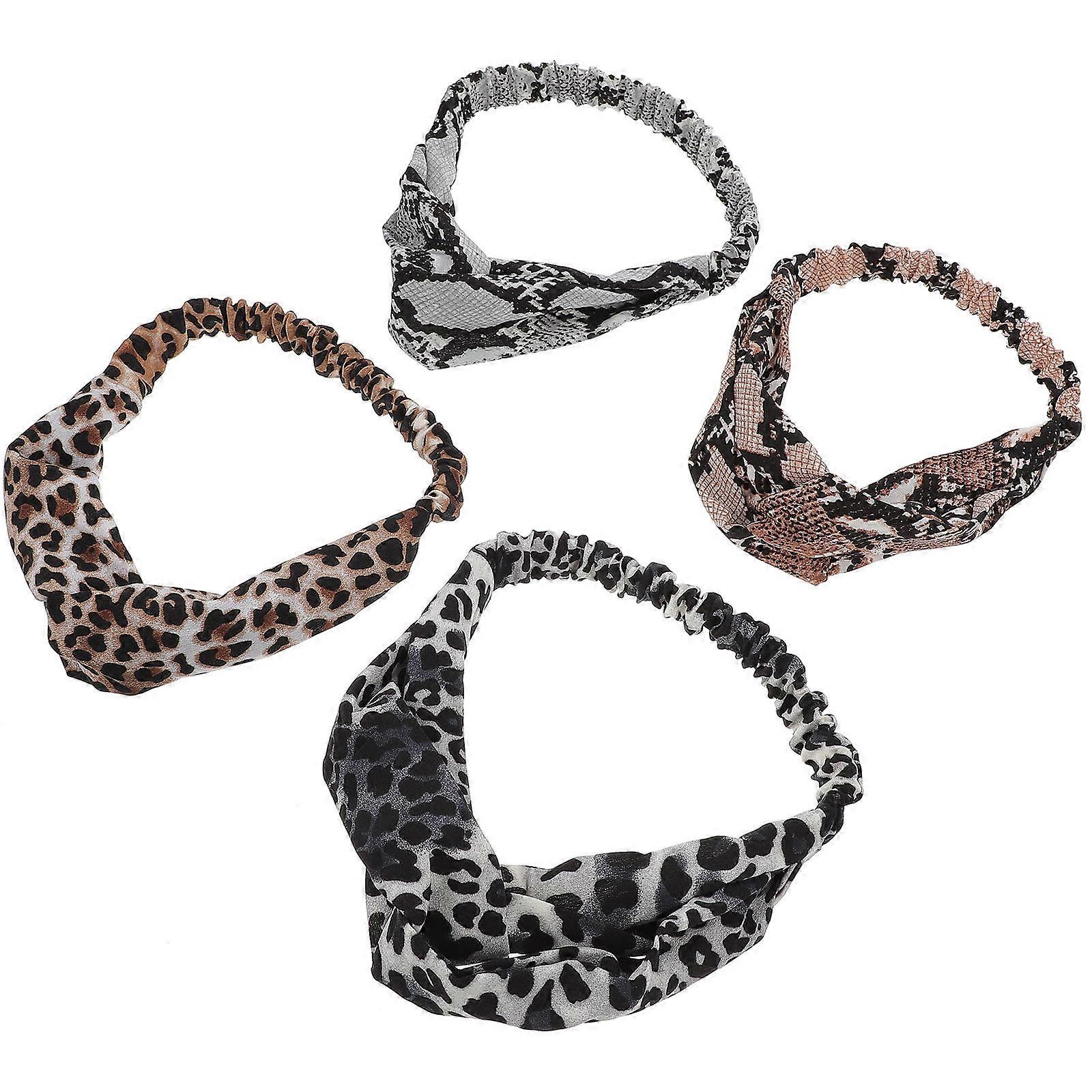 4Pcs Elastic Hair Band For Women Spa And Makeup Use In Assorted Color Designed For Comfort And Convenience