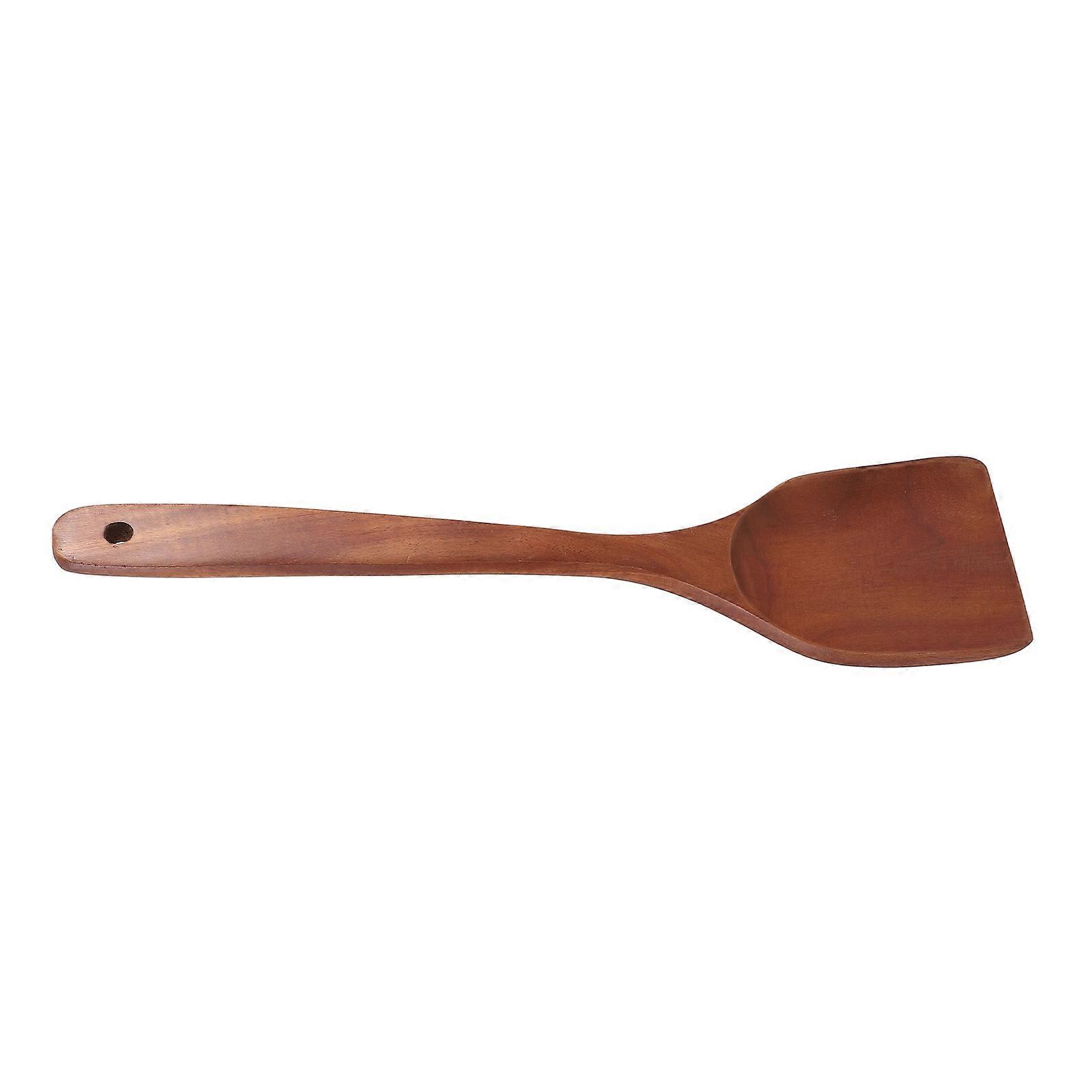 Wooden Salad Servers with Long Handle for Home Use Light Brown Kitchen Utensils 10.5 inches