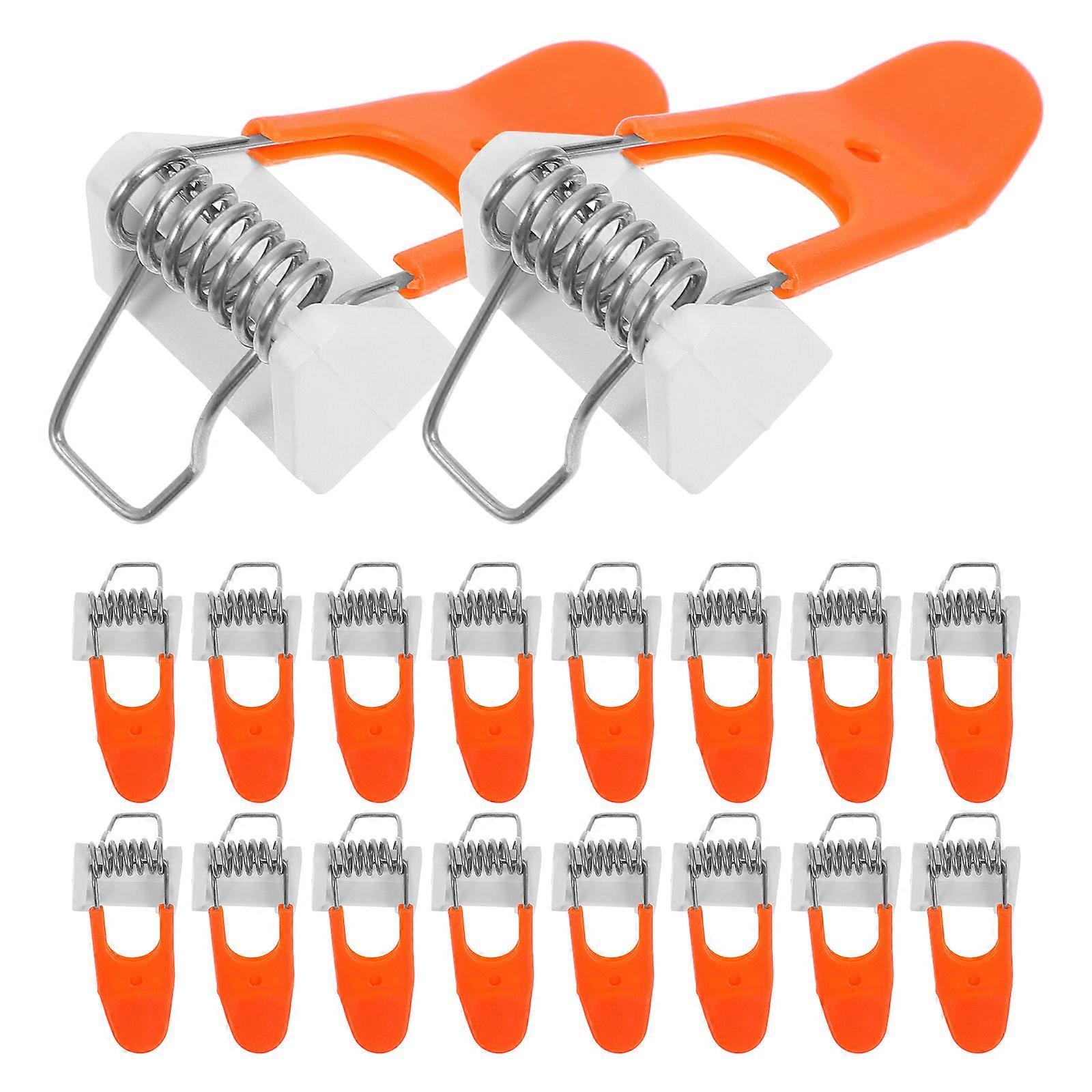 The **20pcs Downlight Spring Clamps** are essential accessories designed for **recessed light fixtures**, offering a secure and efficient way to