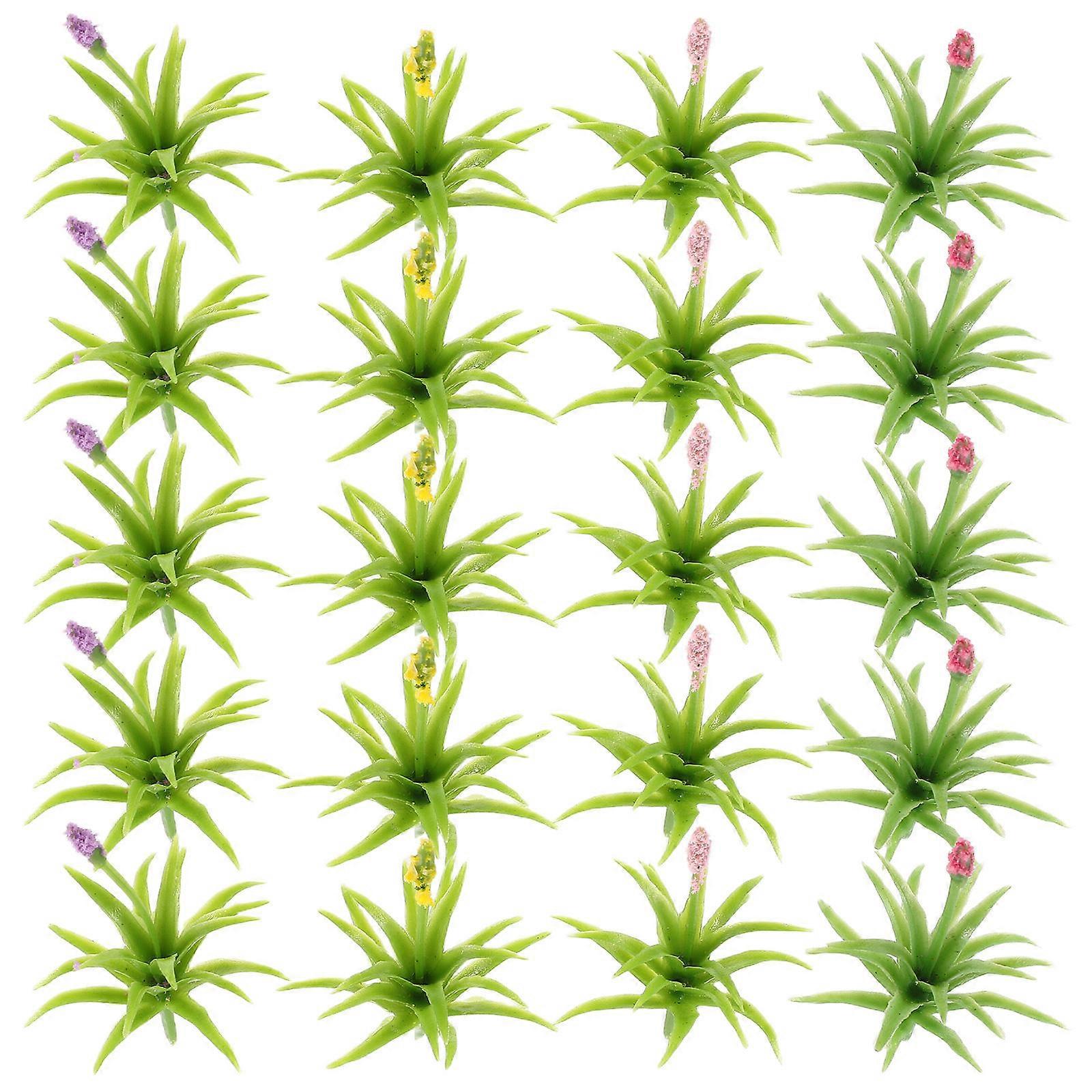 Diy Miniature Grass Sand Table Ornaments Versatile Decoration Realistic Model Plastic 30Pcs