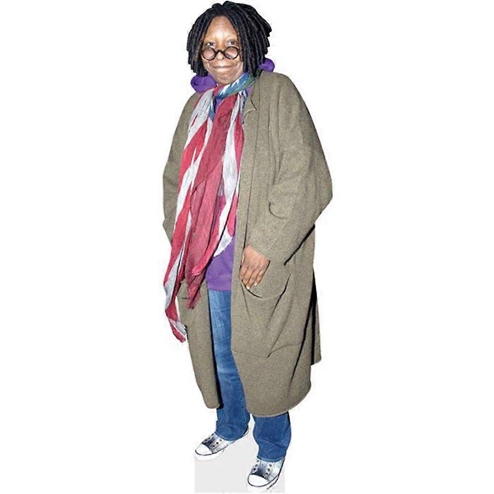 Whoopi Golderberg Cardboard Cutout (lifesize OR mini size). Standee. Stand Up.