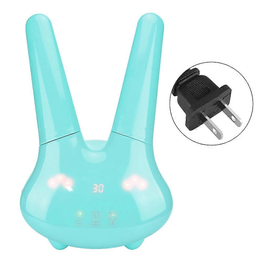 Asciugascarpe intelligente portatile per uso domestico Deodorizzazione Scarpa Scaldascarpe Asciugascarpe (tipo di controllo Bluetooth intelligente 220V) Verde menta
