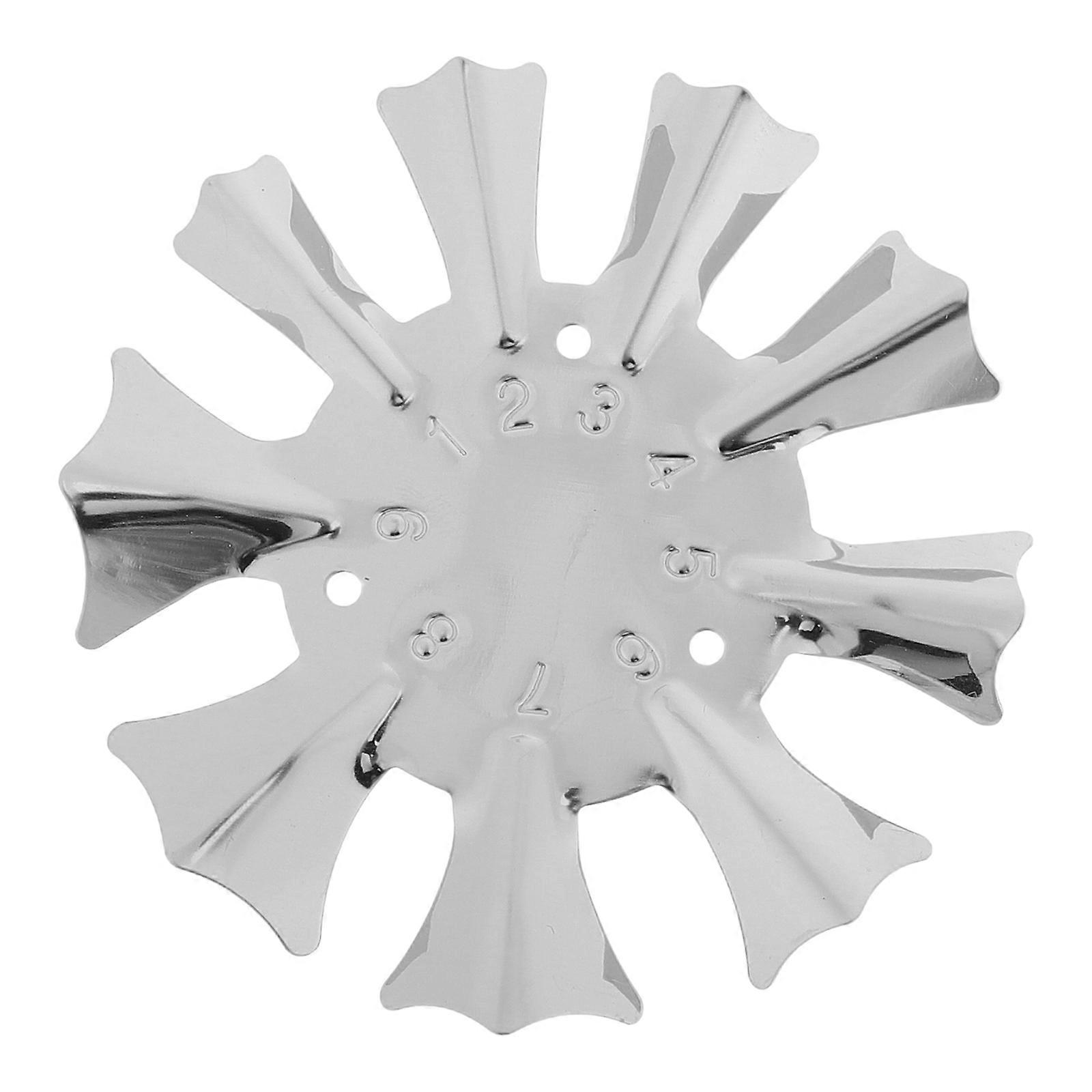 Stainless Steel Nail Template Tool Nail Shaping Manicure Supplies Versatile Functionality 1Pack