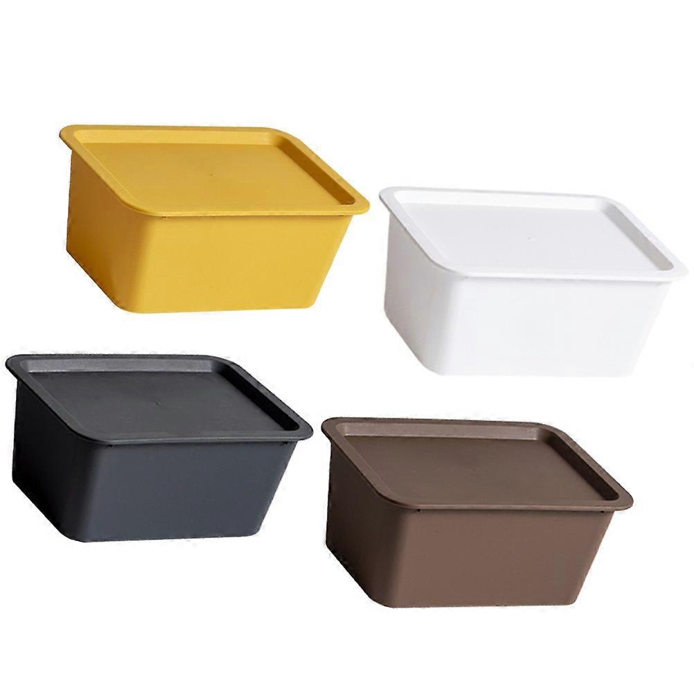 Stackable Plastic Storage Containers with Lids for Small Objects Organization in Assorted Color