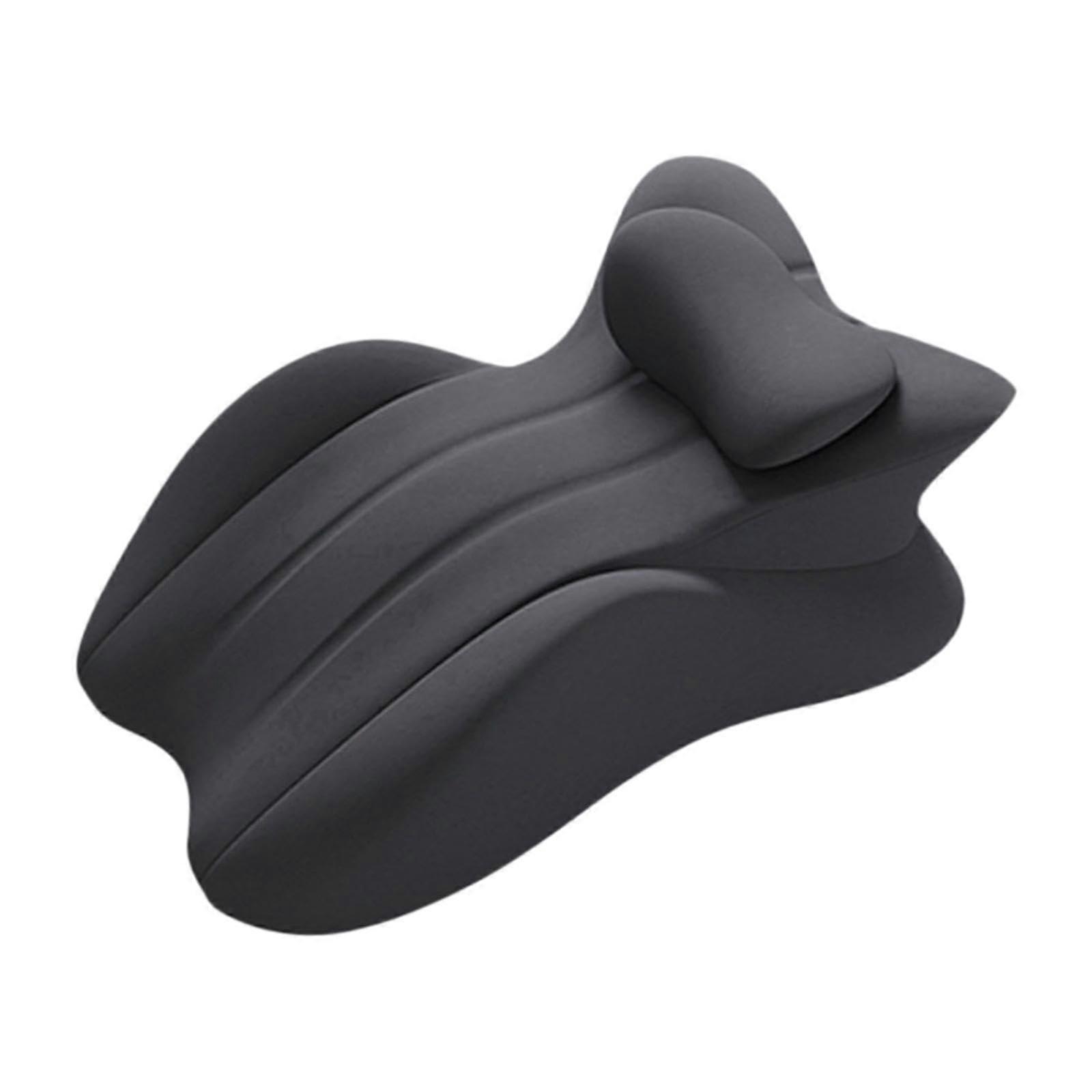 Memory Foam Wedge Pillow for Sleeping and Reading, Ergonomic Design, Dark Gray Color, Comfortable for Home Use