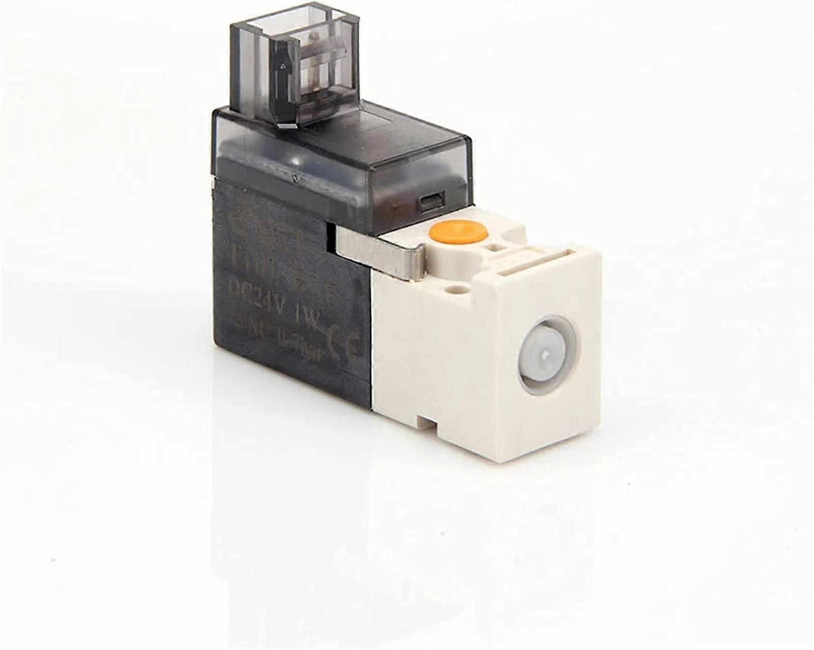 frequency solenoid valve with large flow, 3/2way N/C, pneumatic air valve, knitting machine, sock machine (Color: DC 24V, Size: T101 BM)