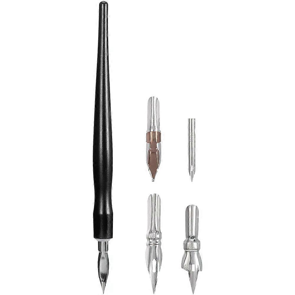 Technical Drawing Model, Art Pen Line Panel with Accent Color for Technical Drawing