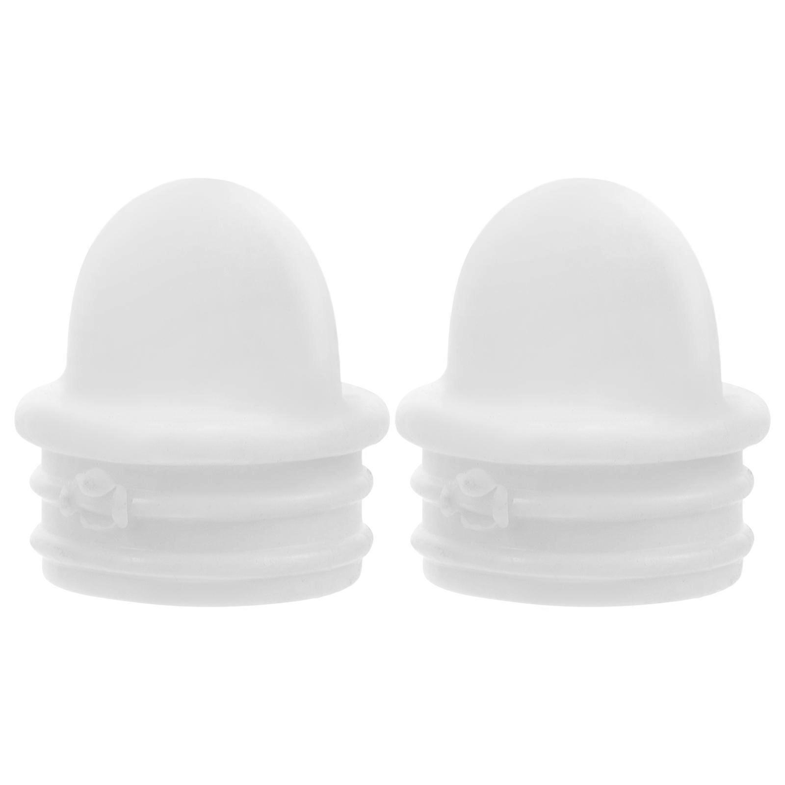 Controlling Water Outlet Mop Bucket Plug For Cleaners 2.70X2.50X2.50CM White Color 2Pcs
