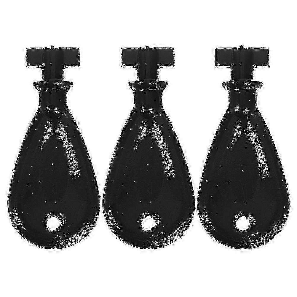 3個プラスチックトイレットペーパー&タオルディスペンサーキー、バスルームロールホルダー交換キーハイウェイ