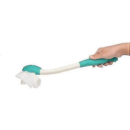 Self Cleaning Toilet Wiper for Elderly with Mobility Issues Adjustable Handle Non Slip Grip