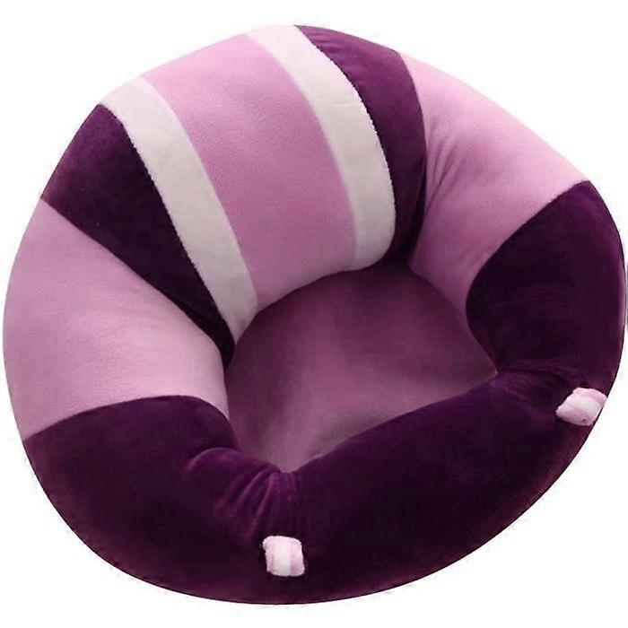 Baby bouncer chair Cb aassis comfort soft velvet toy support for sitting in house 45*30CM 3-16 months (Purple)