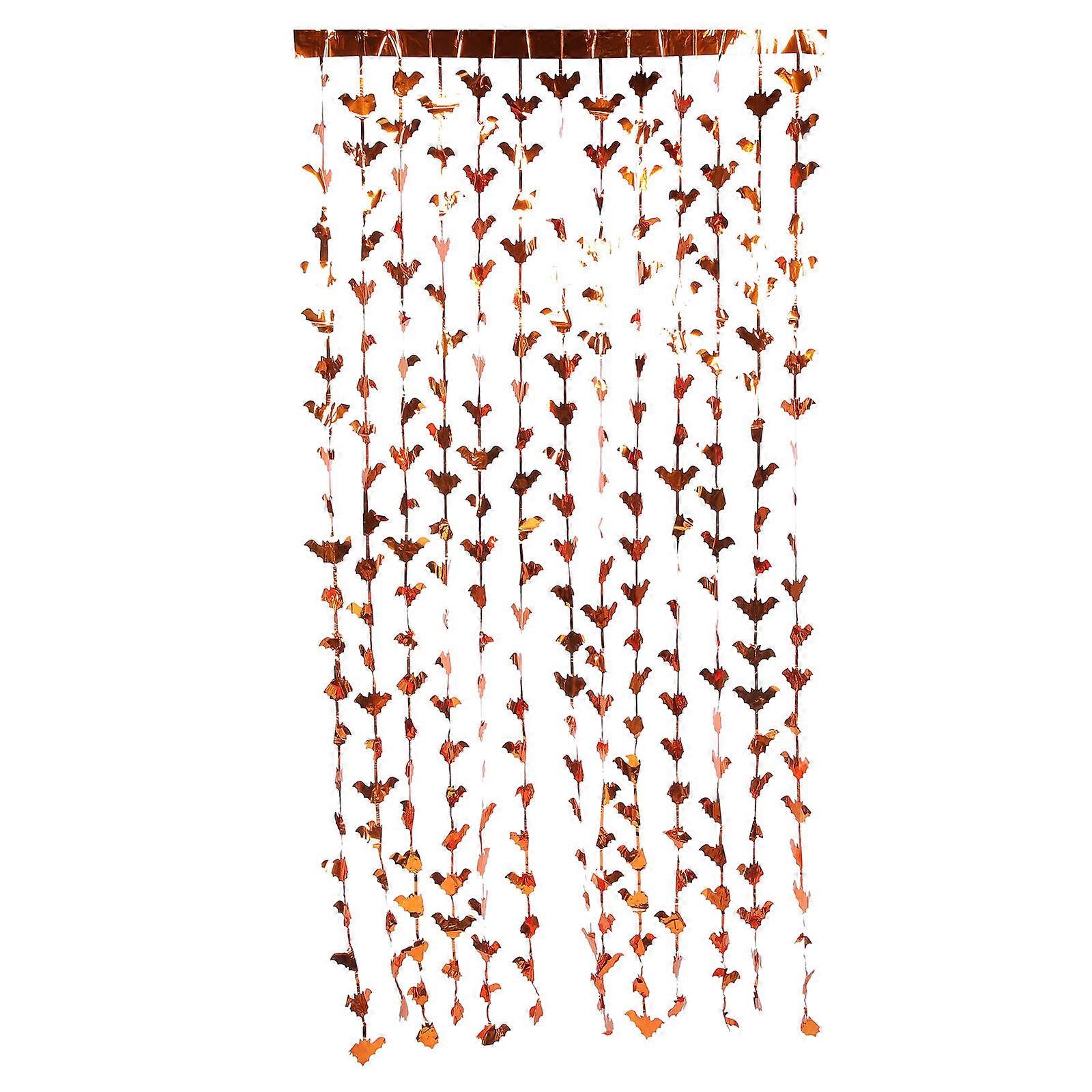 Fringe Shape Halloween Curtain Photo Booth Props For Party Decoration 200x100cm 1 Set