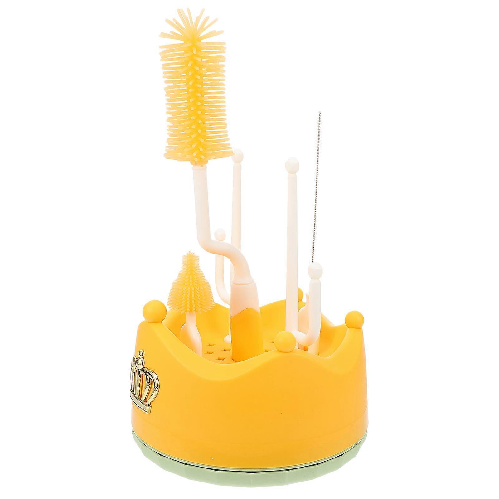 Bottle Drainer Rack Lightweight For Infants Indoor And Outdoor Use 12.6X7.1X7.1in With Rotating Design 1 Set