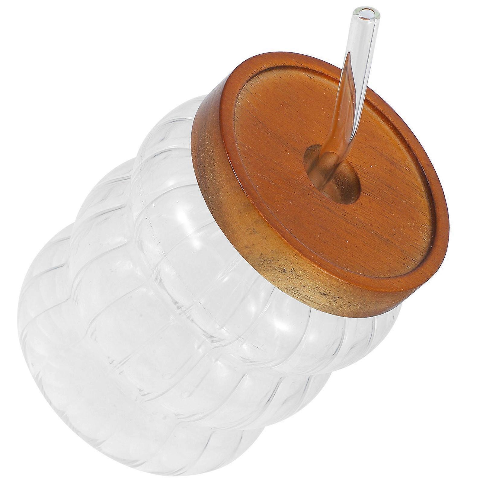 Leak-Proof Cute Cup Juice Glasses For Storing Cold Drinks Compact Transparent 1 Set