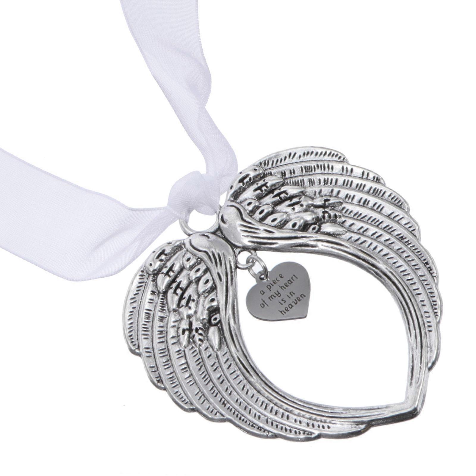 تصميم قلادة أجنحة الملاك لملحق حفلة عيد الميلاد 2.7×2.6×0.1 بوصة 1عبوة