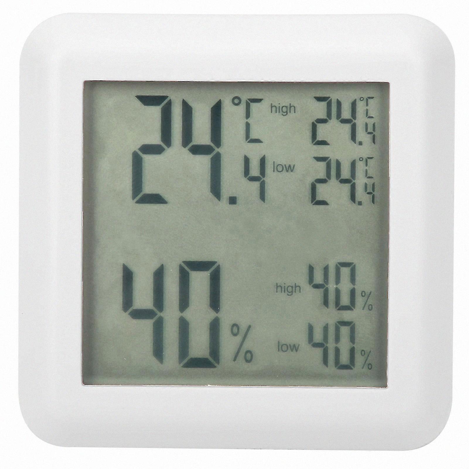For Thermometer Hygrometer Indoor Desktop Digital LCD Temperature Humidity Monitor Tester