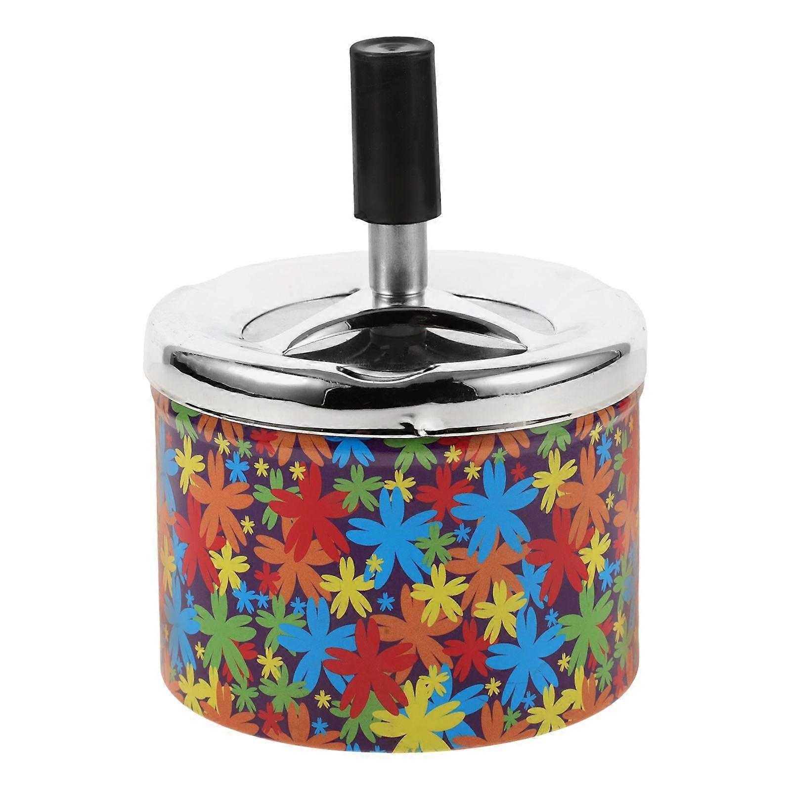 Automatic Extinguishing Ashtray Metal Ashtray Decorative Table Cigarette Ash Holder