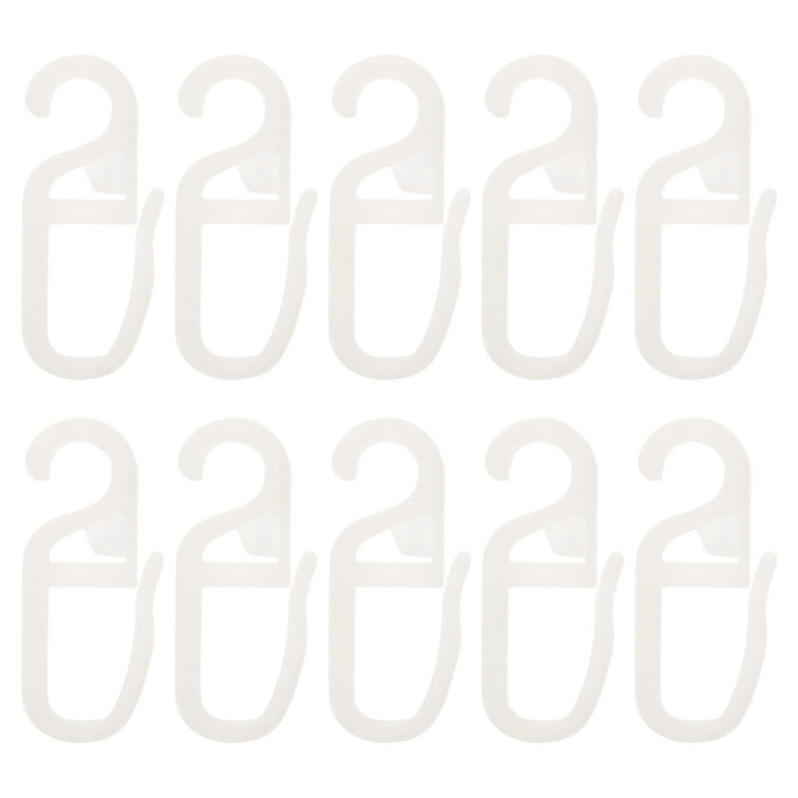 10pcs Curtain Track Hooks Small Curtain Hooks Drape Hooks for Ceiling Drape Curtain