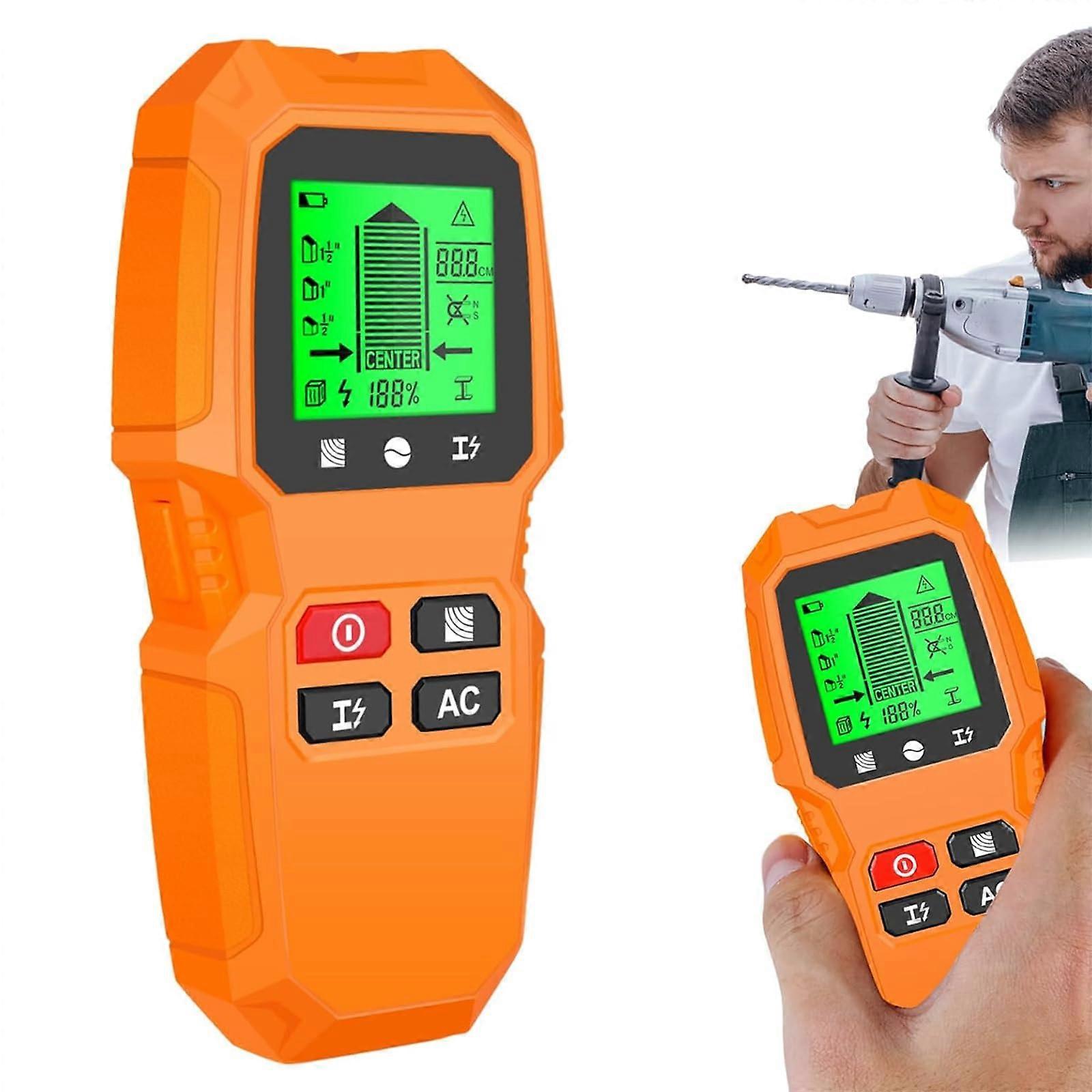 Wall Scanner with Bar Finder, MultiPurpose Wall Detector for Wood, Metal, Concrete, Pipes