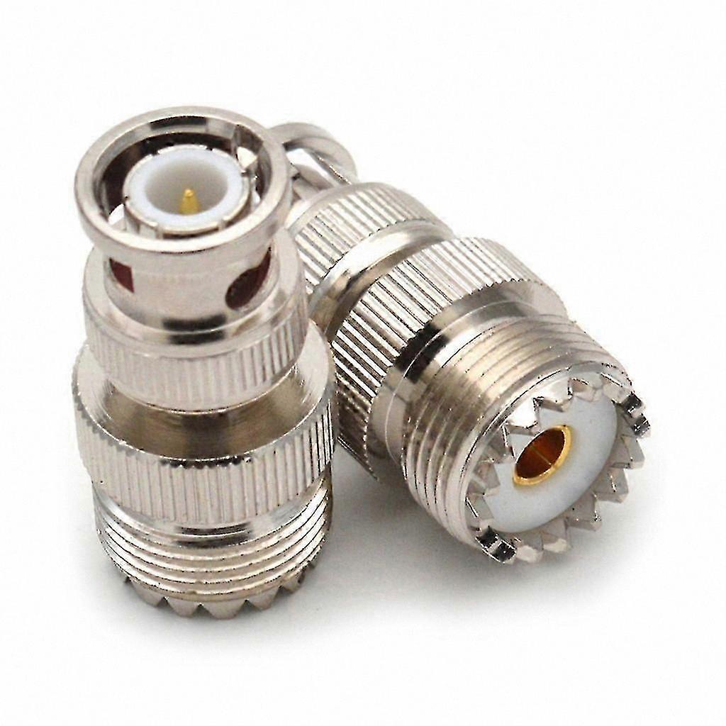 RF Coaxial Adapter Connector SO239 to BNC Male PL259 Female Transition Piece