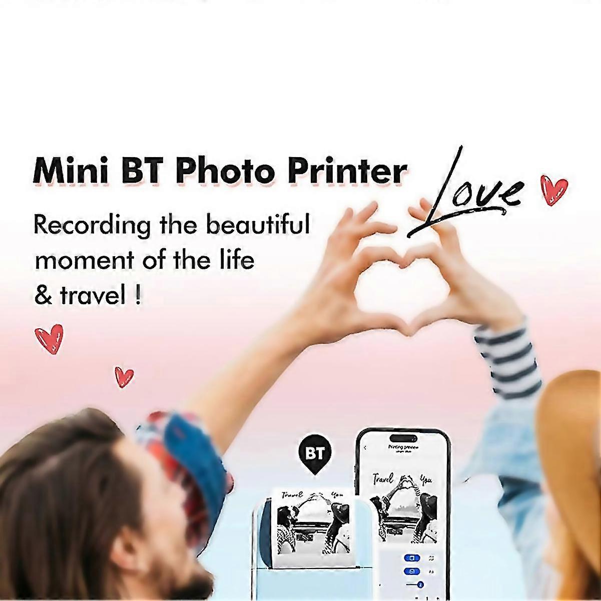 For portable thermal printer for notes journal diy kids gift Green