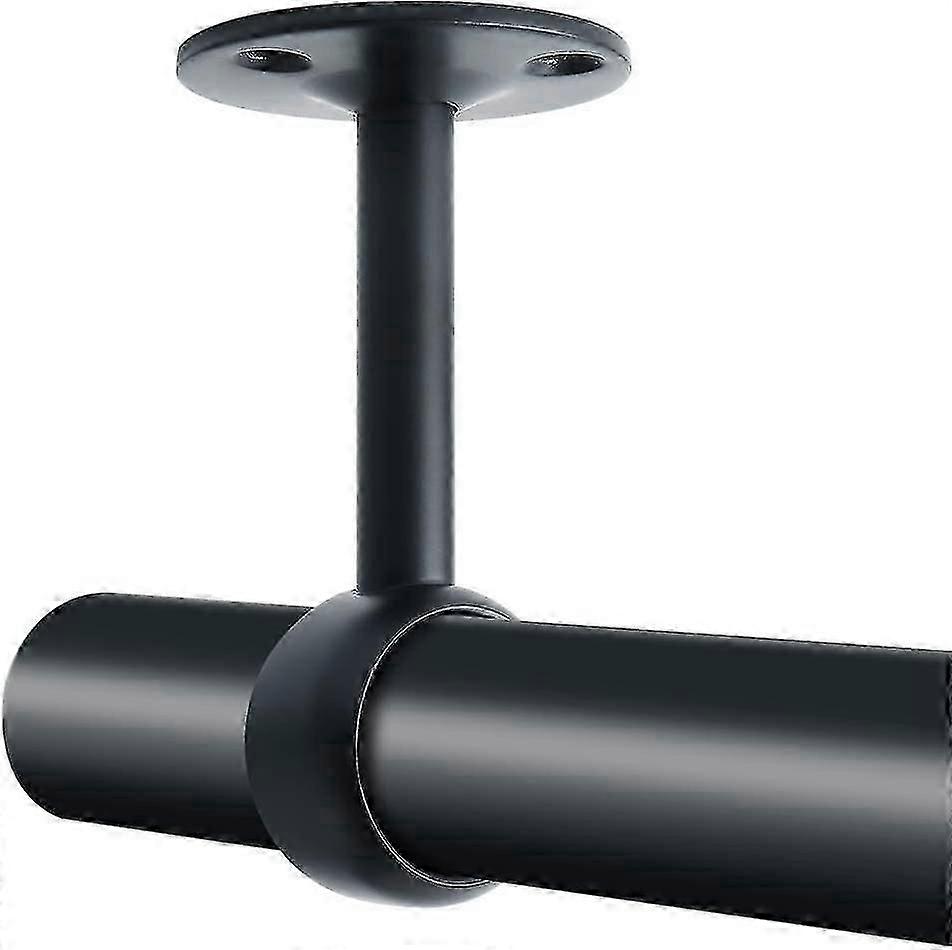 Curtain Rod Bracket Wardrobe Rod Bracket With Screws Ceiling Bracket Diameter 25mm, 2 Pcs25mm