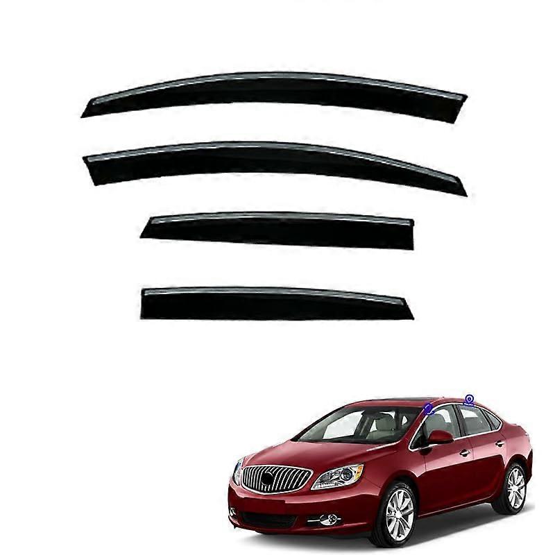 4 Pieces Car Wind Deflectors for Buick EXCELLE GT Sedan MK1 20092014