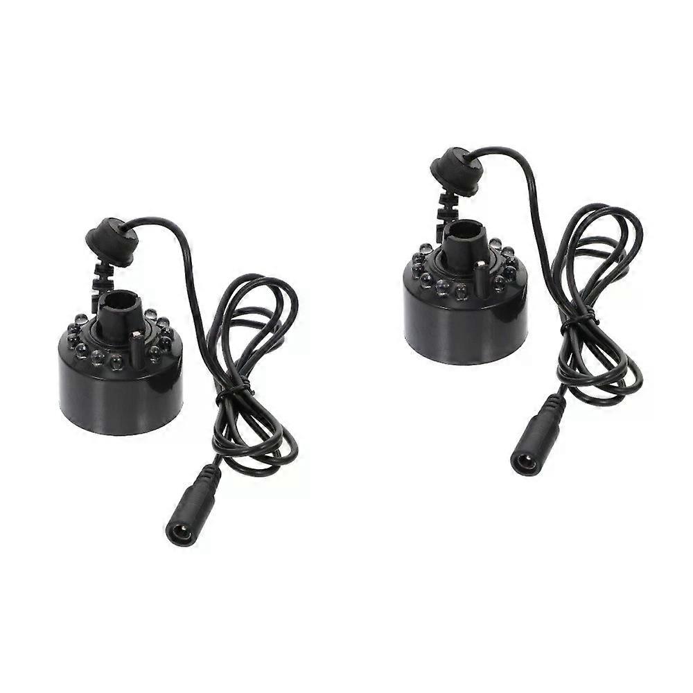 2 Pack Fog Machine, Mini Mist Maker for Pond, Aquarium, Halloween Decorations