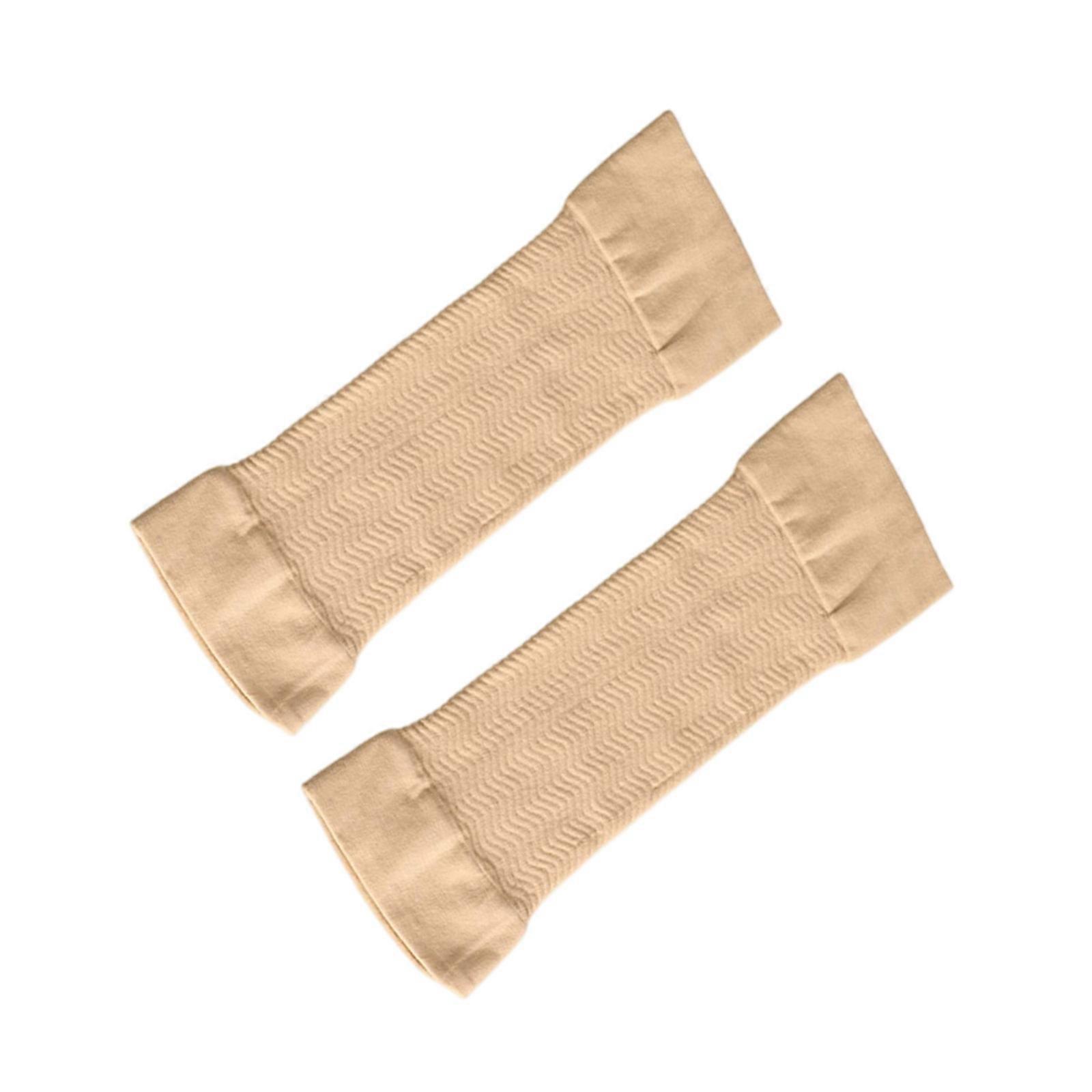 Supportive Arm Covers for Elbow Stability Comfortable Polyester Blend Design Improved Adaptability During Exercises Meat color