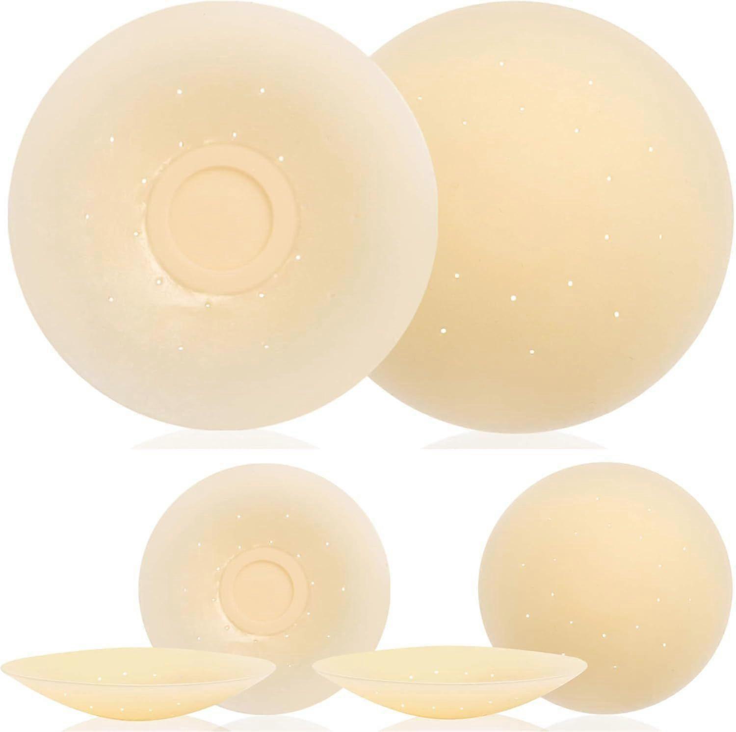 Breathable Silicone Nipple Covers - 3 Pairs Invisible Boob Pasties Reusable,