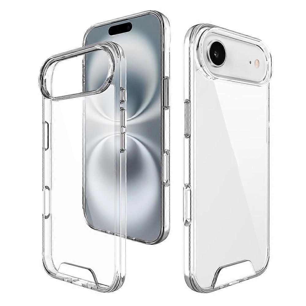 Compatible For iPhone 17 Air Case TPU Frame Clear PC Back Phone Cover