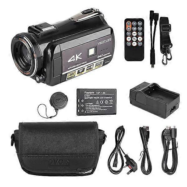 VBESTLIFE AC3-IPS WIFI 13MP 3.1\" Touch Screen 30X Zoom Digital Video Camera, Camcorder.