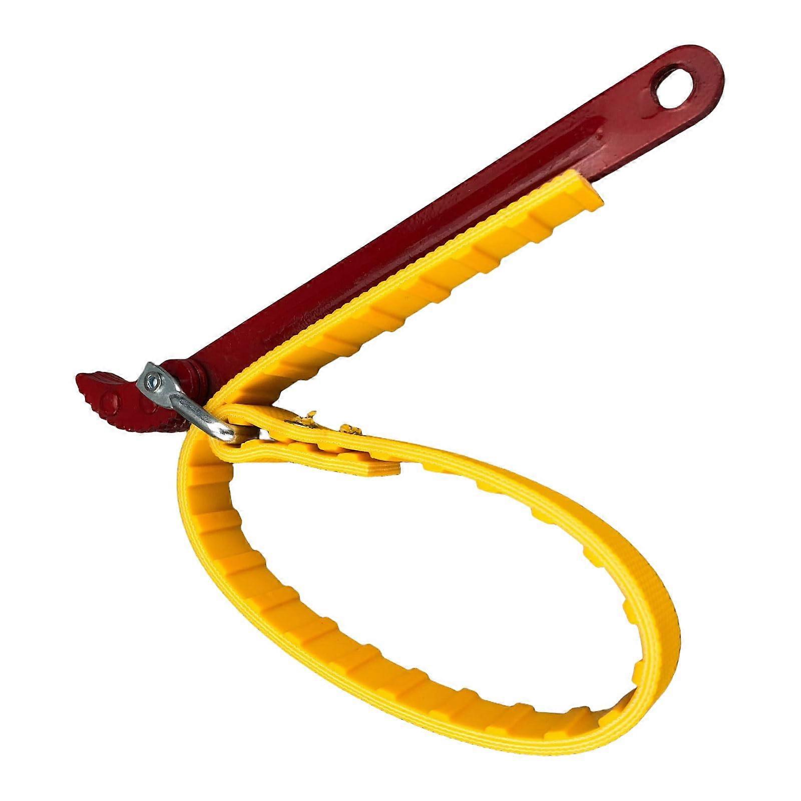 Adjustable Strap Wrench Oil Filter Opener for Kitchen and Bathroom Pipe Maintenance