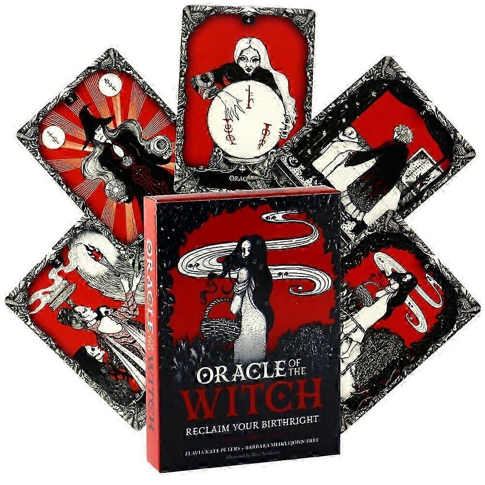 Witch Oracle Cards Deck - Divination Tool - 44 Card Deck