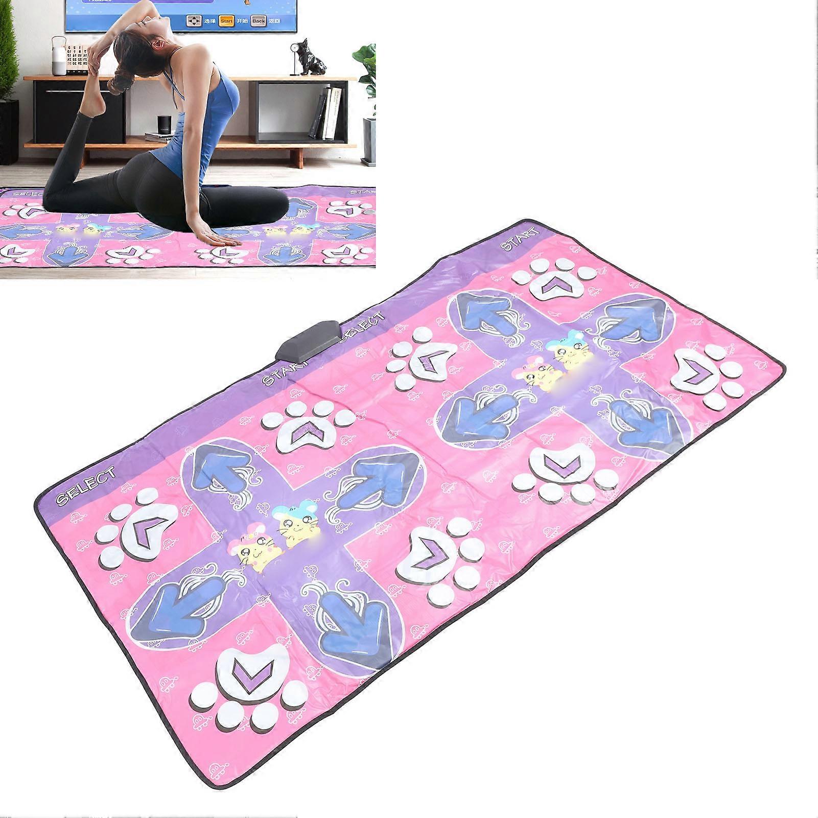 Wireless Rechargeable PVC Dance Mat 160x92cm Double User